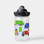 Bouteille D'eau Camions Poubelles Peints Garçons Monogramme (Salle de sport)