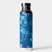 Bouteille D'eau Camo bleu #3.1 Cuivre noir (Gauche)