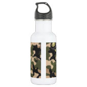 Bouteille D'eau Camo & Tracteurs (Dos)