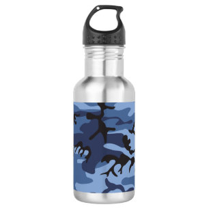 Bouteille D'eau Camouflage bleu marine, Militaire, Armée