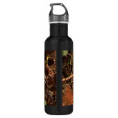 Bouteille D'eau Camouflage Deep Woods Restez Calme Votre Texte ! (Dos)