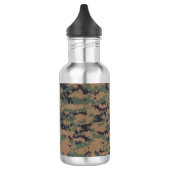 Bouteille D'eau Camouflage en bois (numérique) (Gauche)