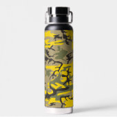Bouteille D'eau Camouflage jaune et vert, Militaire, Armée (Arrière)