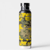Bouteille D'eau Camouflage jaune et vert, Militaire, Armée (Gauche)