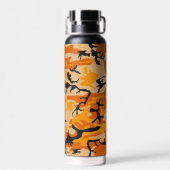 Bouteille D'eau Camouflage orange, Militaire, Armée (Arrière)