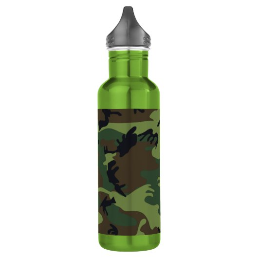 Bouteille D'eau Camouflage vert militaire (Gauche)