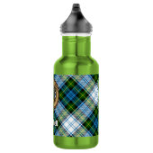 Bouteille D'eau Campbell Crest sur tartan de robe (Droite)