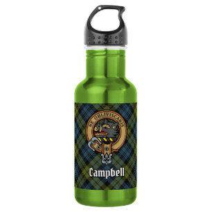 Bouteille D'eau Campbell Crête sur Tartan