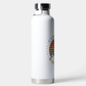 BOUTEILLE D'EAU CAMPEZ PLUS, INQUIÉTEZ-VOUS MOINS (Droite)