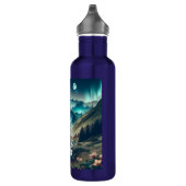 Bouteille D'eau Camping avec Montagnes et Tente (Droite)