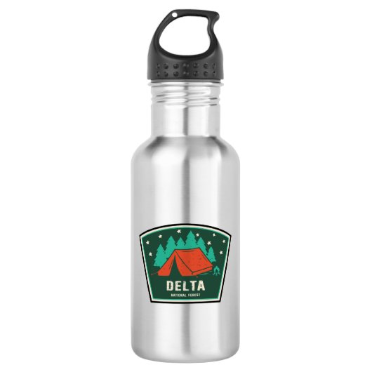 Bouteille D'eau Camping dans la forêt nationale de Delta (Devant)