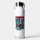 Bouteille D'eau Canada Mode de but squelette attaquant nations dyn (Salle de sport)