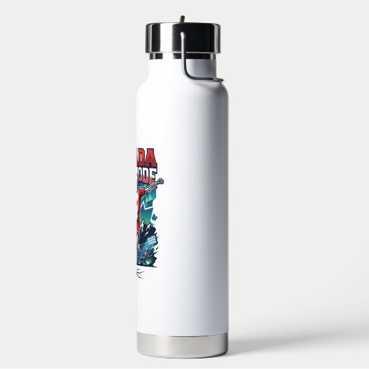 Bouteille D'eau Canada Mode de but squelette attaquant nations dyn (Gym)