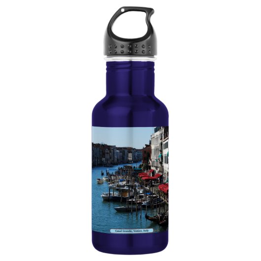 Bouteille D'eau Canal Grande, Venise, Italie (Devant)