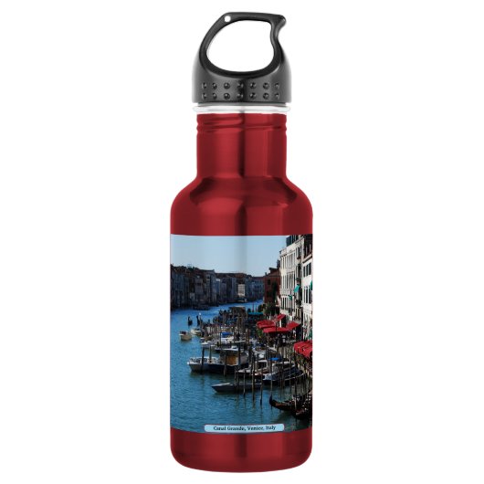Bouteille D'eau Canal Grande, Venise, Italie (Devant)