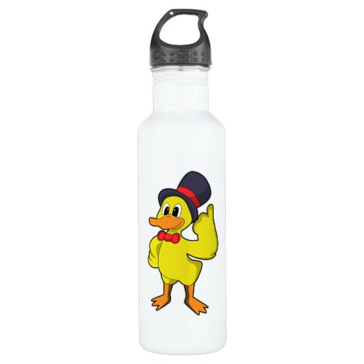 Bouteille D'eau Canard avec Casquette (Devant)