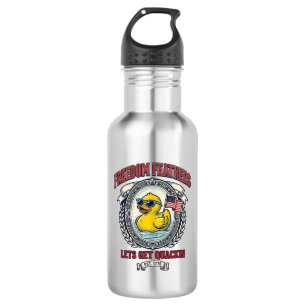 Bouteille D'eau Canard de la liberté humour patriotique vintage