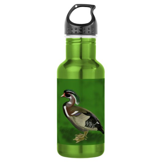 Bouteille D'eau Canard en bois (Devant)