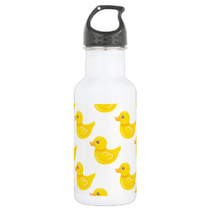 Bouteille D'eau Canard en caoutchouc jaune et blanc, Canard