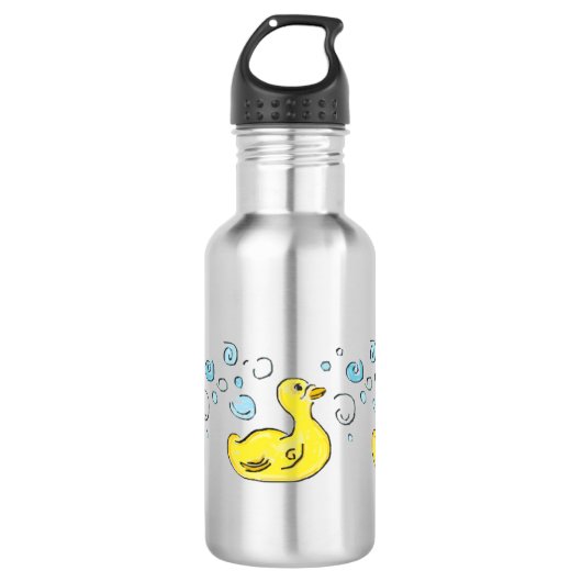 Bouteille D'eau Canards en bulles (Devant)