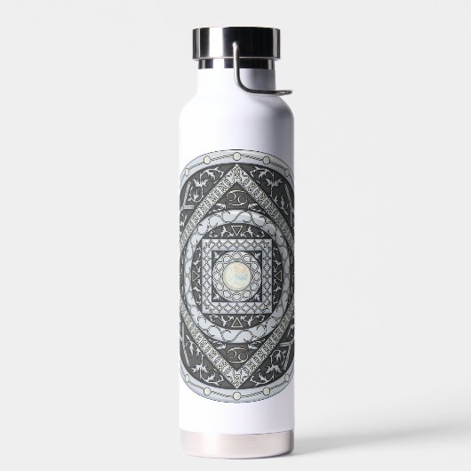Bouteille D'eau Cancer Mandala (Gauche)