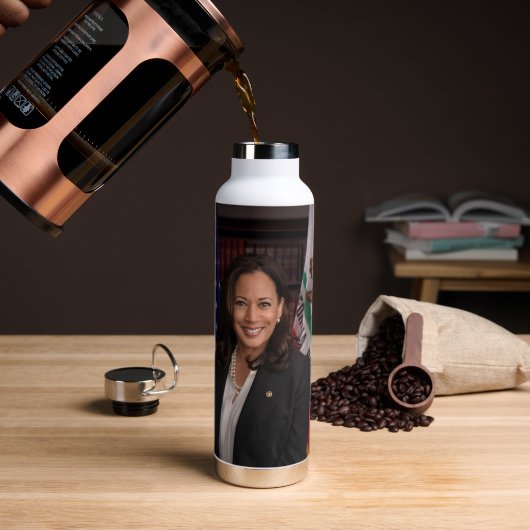 Bouteille D'eau Candidat Kamala Harris à la présidence US 2024 (Gym)