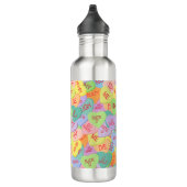 Bouteille D'eau Candy Hearts Motif - SFW (Droite)