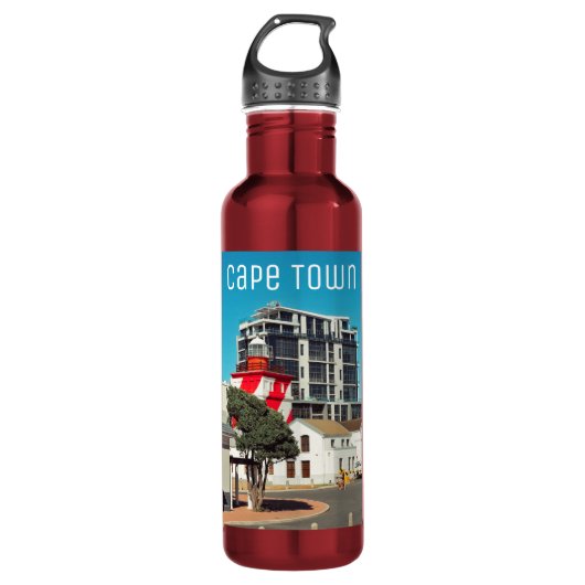Bouteille D'eau Cape Town Mouille Point Phare Afrique du Sud (Devant)