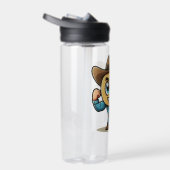 Bouteille D'eau Caractère Imaginaire dans Denim et Casquette (Droite)