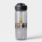 Bouteille D'eau Caractères de jeu rétroactifs (Extérieur)