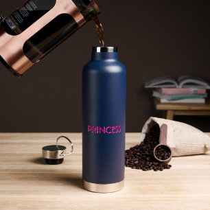 Bouteille D'eau Carafe Princess Navy Hydratation Conçue avec Charm