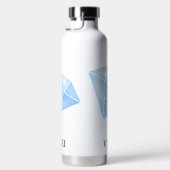 Bouteille D'eau Carat diamant bleu brillant (Droite)