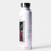 Bouteille D'eau Cardinal Poem Memorial Keepsake (Gauche)