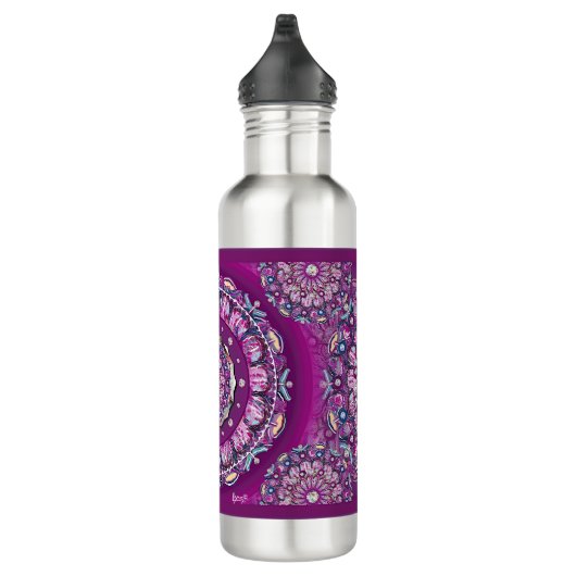 Bouteille D'eau Cardinal Red Rosace (Droite)