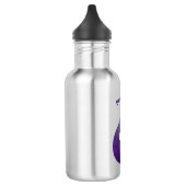 Bouteille D'eau Caricature de fruits mauve joyeux aux figues (Gauche)