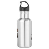 Bouteille D'eau Caricature de la tortue des Galapagos (Dos)