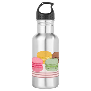 Bouteille D'eau Caricature de Macaron