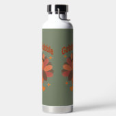 Bouteille D'eau Caricature de Turquie Thanksgiving - "Gobble Gobbl (Droite)