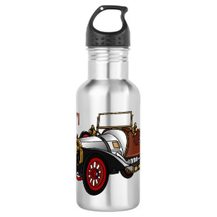 Bouteille D'eau Caricature de voiture classique 1920