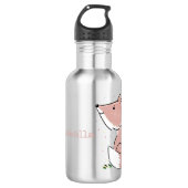 Bouteille D'eau Caricature pour bébé renard (Devant)