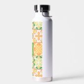 Bouteille D'eau Carreaux ornés en vert et jaune (Gauche)