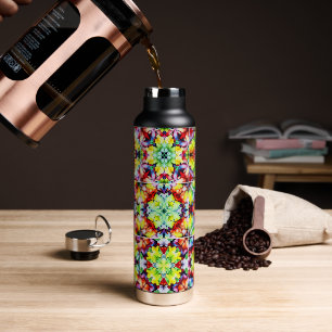 Bouteille D'eau Carrelage méditerranéen, Carreaux d'encre d'alcool