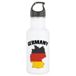 Bouteille D'eau Carte Allemagne - Drapeau allemand - Deutschland T