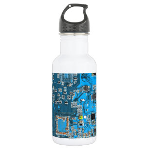 Bouteille D'eau Carte circuit bleu circuit imprimé à circuit impri