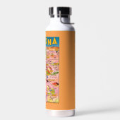 Bouteille D'eau Carte colorée Arizona (Gauche)