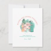 Bouteille d'eau Carte de vœux amus (Devant)