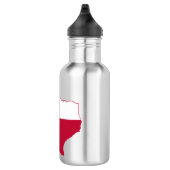Bouteille D'eau carte drapeau du Texas (Droite)