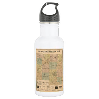 Bouteille D'eau Carte du comté de Winnebago Illinois (1902)