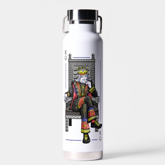 Bouteille D'eau Carte King (Avant)
