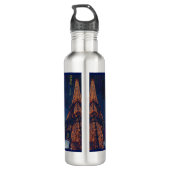 Bouteille D'eau Carte postale Tour Eiffel Bott en acier inoxydable (Dos)